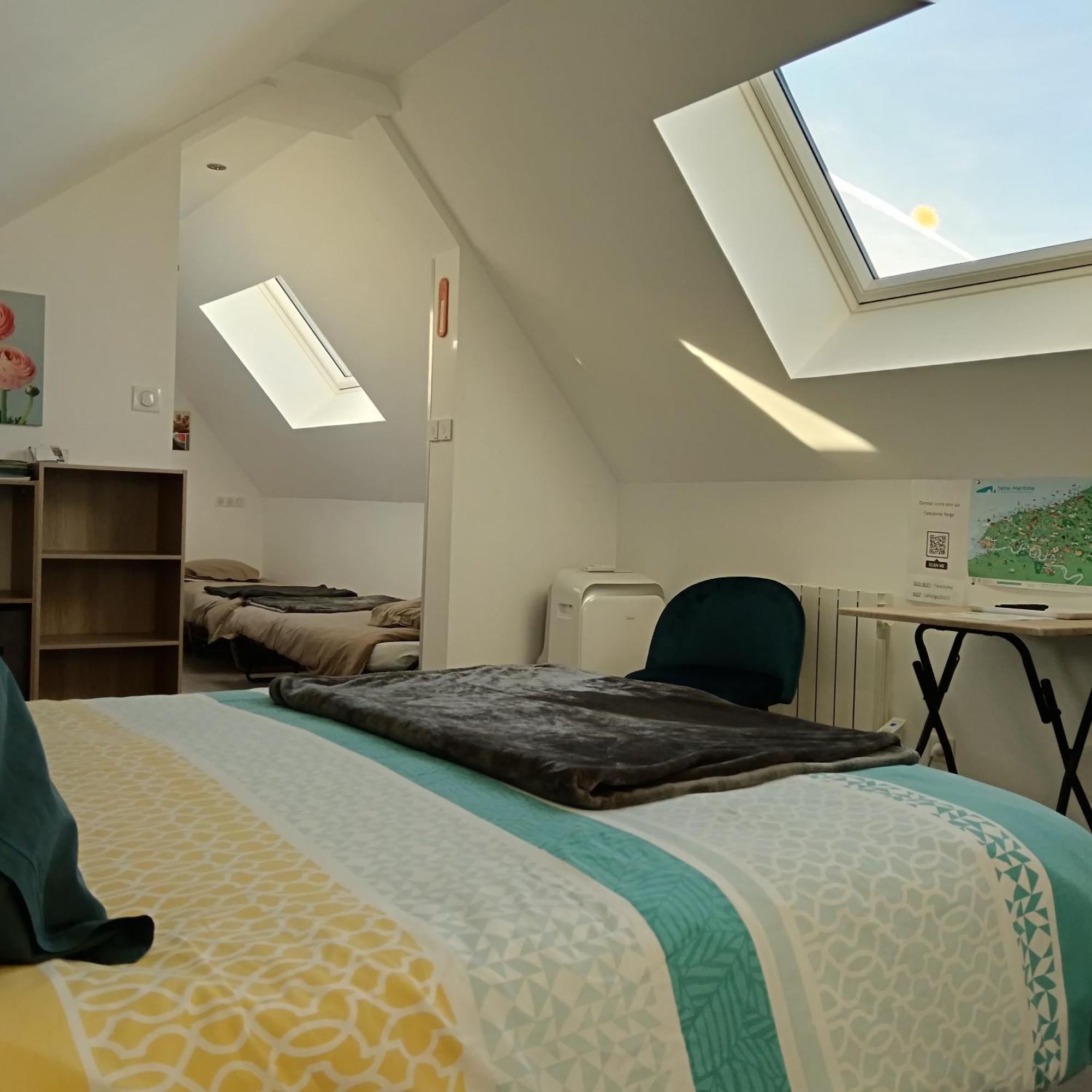 L'Ancienne Forge 3 Chambres D'Hotes A L'Etage La Forge , L'Enclume Et Le Marteau Louvetot ภายนอก รูปภาพ